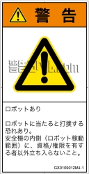 GX0109012　一般的な警告