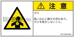 IF0115001　有毒ガス/窒息