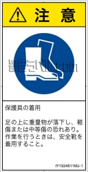 IY1924811　安全靴を着用